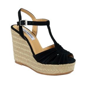 STEVE MADDEN |  black wedges